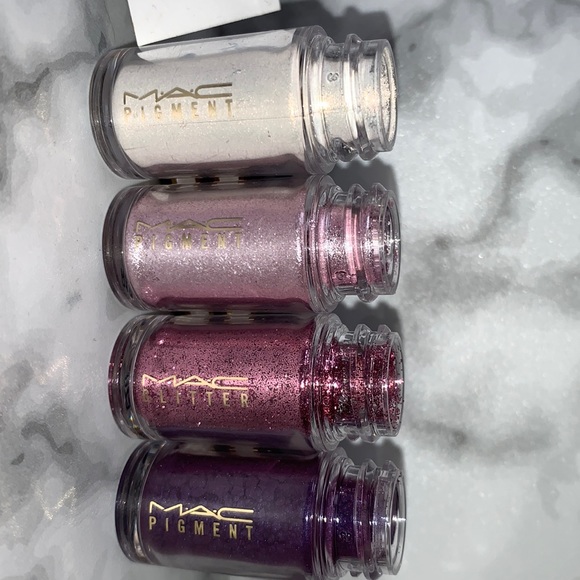 Nocturnals Silver & Violet Set MAC PIGMENT & GLITTER SET - Picture 3 of 17